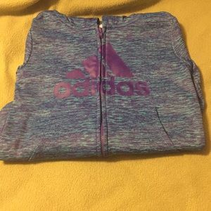 Girls Adidas zip up hoodie.